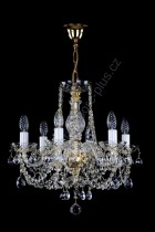 Exclusive Crystal Chandelier 6 arms 2L10041CE6 49x46cm plated chain