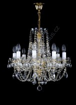 Exclusive Crystal Chandelier 8 arms 3L10042CE8 50x46cm plated chain