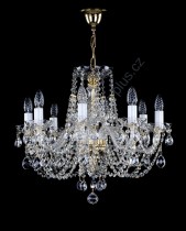 Exclusive Crystal Chandelier 8 arms 5L043CE8 57x46cm plated chain