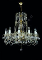 Swarovski crystal chandelier 10 arms 3L145SW10 66x67cm plated chain