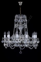 Swarovski crystal chandelier 10 arms 3L145SW10nikl 66x67cm nickel chain