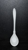 Porcelain sauce spoon