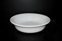 Large white bowl round.
