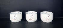 Goose china bowls, 3 pcs 0.25l.