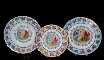 Porcelain set of plates Graces, Frederyka 18 pcs