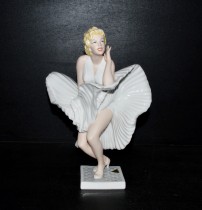 Porcelain statuette Marilyn Monroe, sax.