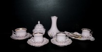 Friendly set made of pink porcelain Lenka 247