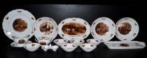 Accessory set Ofelie 15 pieces, hunting porcelain 788