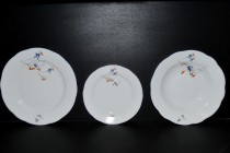 Set of plates Mary Anne 807, goose decoration, 18 pieces.