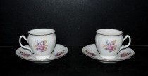 Cup and saucer Bernadotte bouquet 2 pcs, 0.2l.