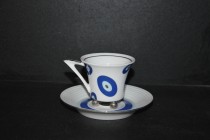 Obelisk cup and saucer