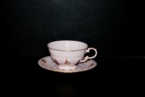 Cup and saucer Sonata 056 rosa 0.2 liters.