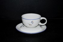 Cup with saucer Tereza 0,2 l., Porcelain goose