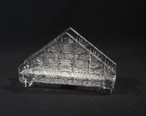 Napkin holder crystal cut 70986/57001/175 17.5 cm.