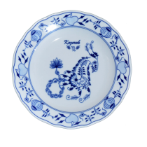 Plate of zodiac sign hanging, Capricorn 24 cm.