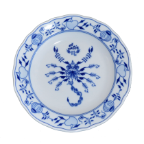 Plate of Zodiac sign hanging, Scorpion 24 cm.