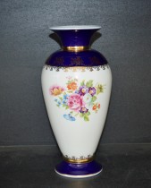 Vase 30 cm cobalt decor 086