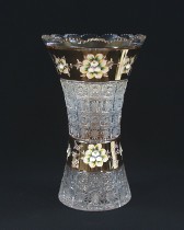 Cut crystal vase 80029/57111/355 35.5 cm.