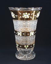 Crystal Vase cut 80838/57111/405 40 cm