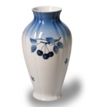 Vase tall Rose Blue Cherry 27 cm