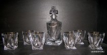 Whisky set Quadro 7 piece.