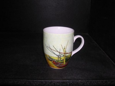 Mug Eva van Gogh boat 0,25 l.