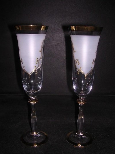 Flutes Angela 190 ml. White, 2 pcs.