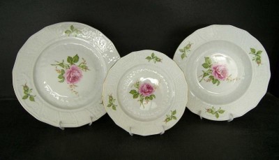 25278 Rose Plate Set 18 pcs.