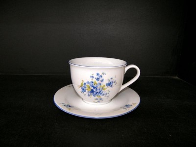 Cup and saucer forget-me-jumbo 0.4 liter