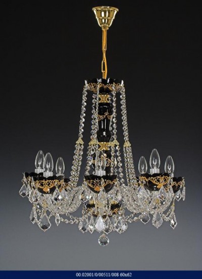 8 arm chandelier enamel 02001/00511/008 60 * 62