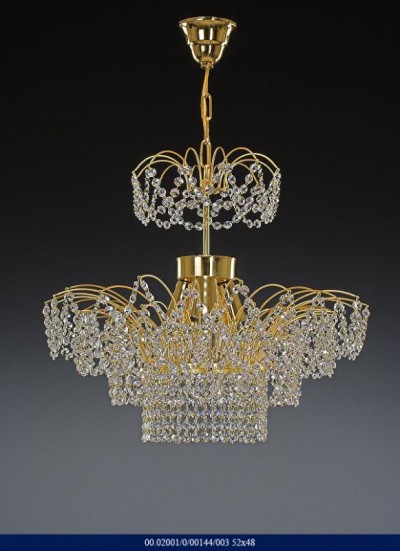 Brilliant crystal chandelier 3 arm 02001/00144/003 52 * 48
