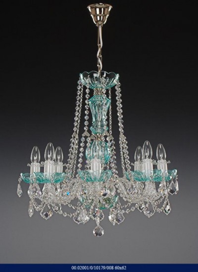 Color crystal chandelier 8 arm 02001/10179/008 60 * 62