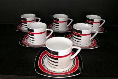 CUP AND A SAUCER TETRA 113 0,2l. 6*1