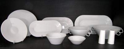 DINNING SET BOHEMIA WHITE 31pcs.