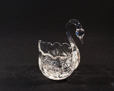 CRYSTAL CUT SWAN 35017/26008/080