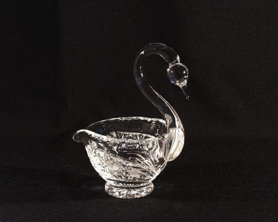 CRYSTAL CUT SWAN 35018/35003/114 11cm.