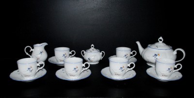 Tea set, geese porcelain.