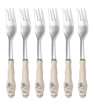 Dessert forks Bernadotte porcelain forks 6 pcs.