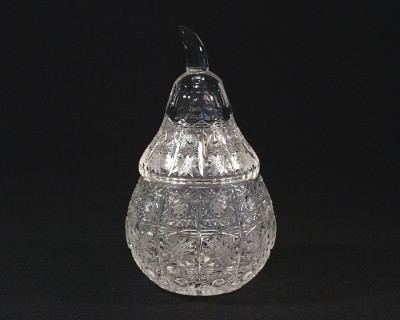Jar with lid pear shape 50317/57001/140, 14cm