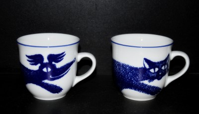 Mug Mirek, cat with dog 2pcs, 0.4l.