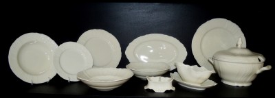 Dining set Bernadotte, color ivory, Bern Yvor 25 pcs.