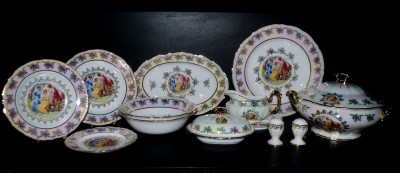 Dinner set Ophelia luster Three Graces 25 pcs.