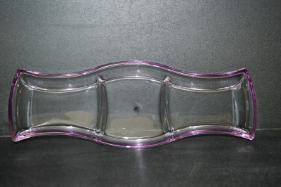 Cabaret rectangular Winx three-piece, purple edge 41.5 cm