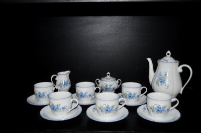 Coffee set forget-me-nots, shape Verona 15 pcs.