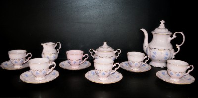 Coffee Set Sonata 009 pink 15 pcs.