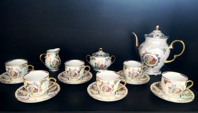 Coffee set Verona listr 3 grains 15 pieces.