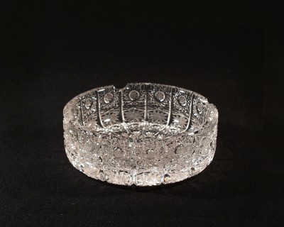 Crystal cut ashtray 500K 70077/57001/155 15,5 cm
