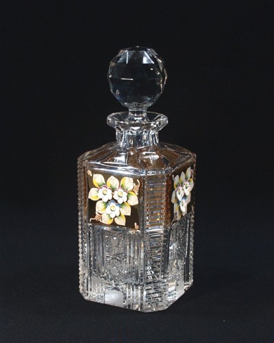 Cut crystal bottle 41081/57011/080 0.8 l.