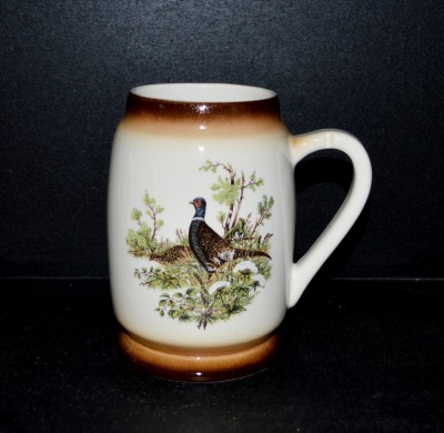 Hunting tankard with pheasant, 0.5l.