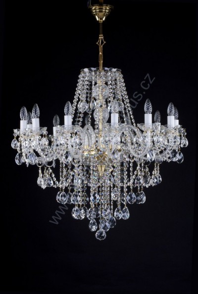 Swarovski Crystal Chandelier 14-spoke 9LA014SW14 95x95cm plated chain